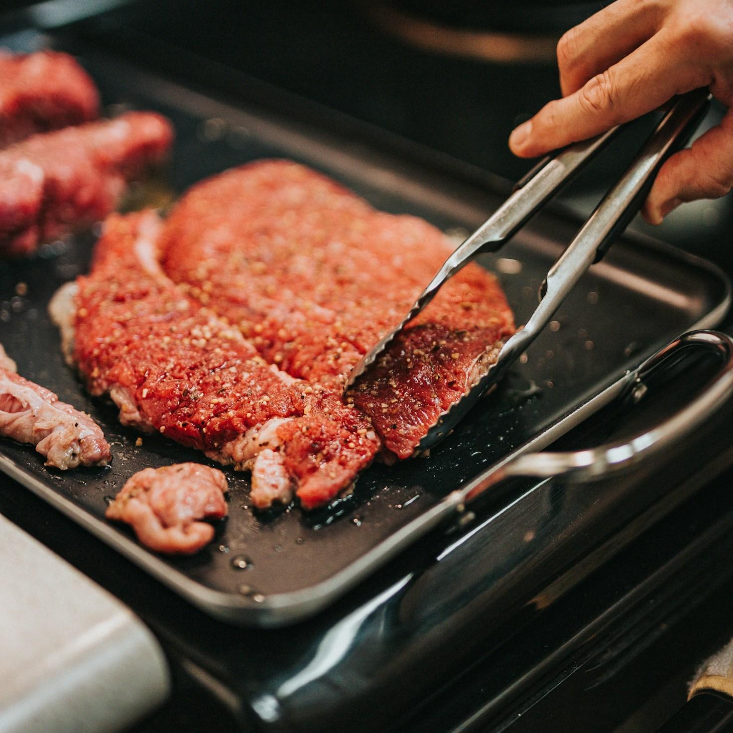 Ingredients prepared for a simple home dinner