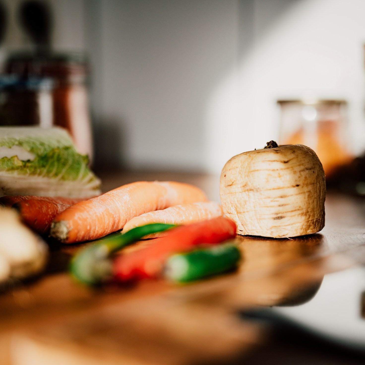 Ingredients prepared for a fast weeknight meal